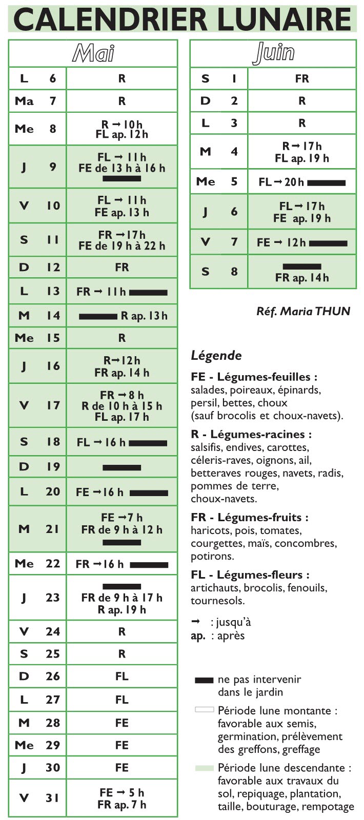 calendrier lunaire du jardinage bio mai 2019 photo dr