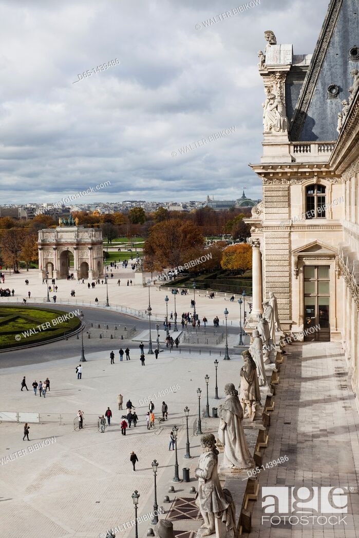 Jardin Du Louvre Beau France Paris Musee Du Louvre Museum Elevated Courtyard