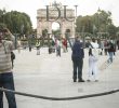 Jardin Du Louvre Élégant Paris France July Image & Free Trial