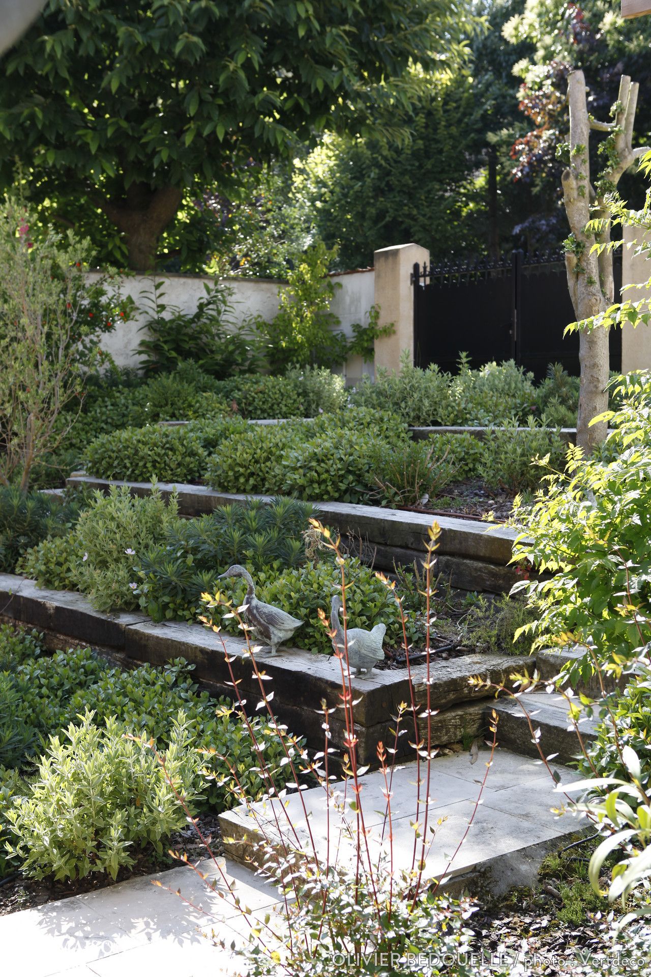 Jardin En Pente solution Charmant Création D Un Jardin Sur 3 Niveaux Olivier Bedouelle C´té