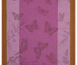 Le Jardin Des Papillons Élégant Le Jacquard Francais Jardin Des Papillons Iris Tea towel