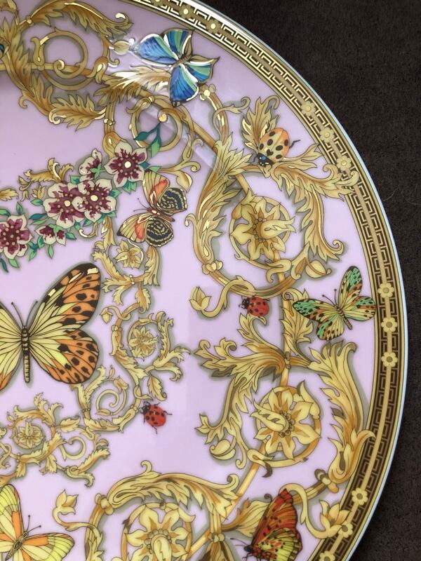 rosenthal versace plate le jardin des papillons 26bf29ec 7f76 4bf4 aa0a ab324fd71c83