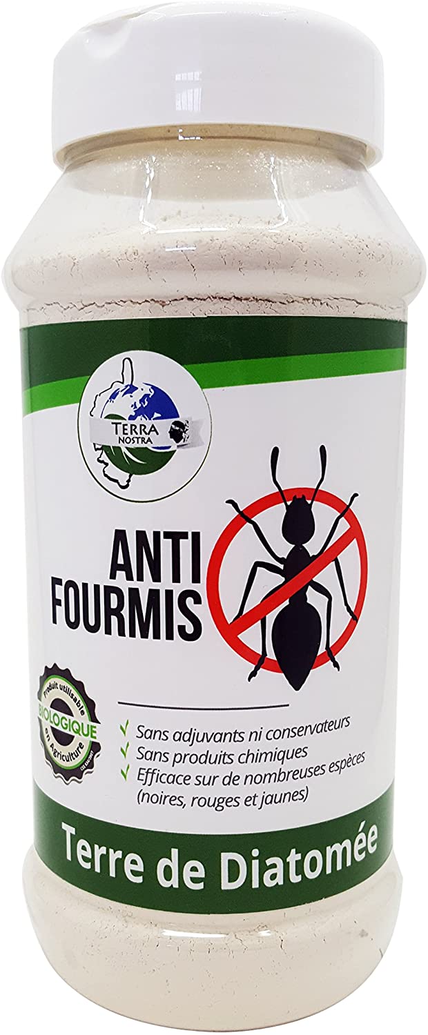 Lutter Contre Les Fourmis Au Jardin Beau Terra Nostra Terre De Diatomée Anti Fourmis Poudreuse Utilisable En Agriculture Biologique 300 60gr