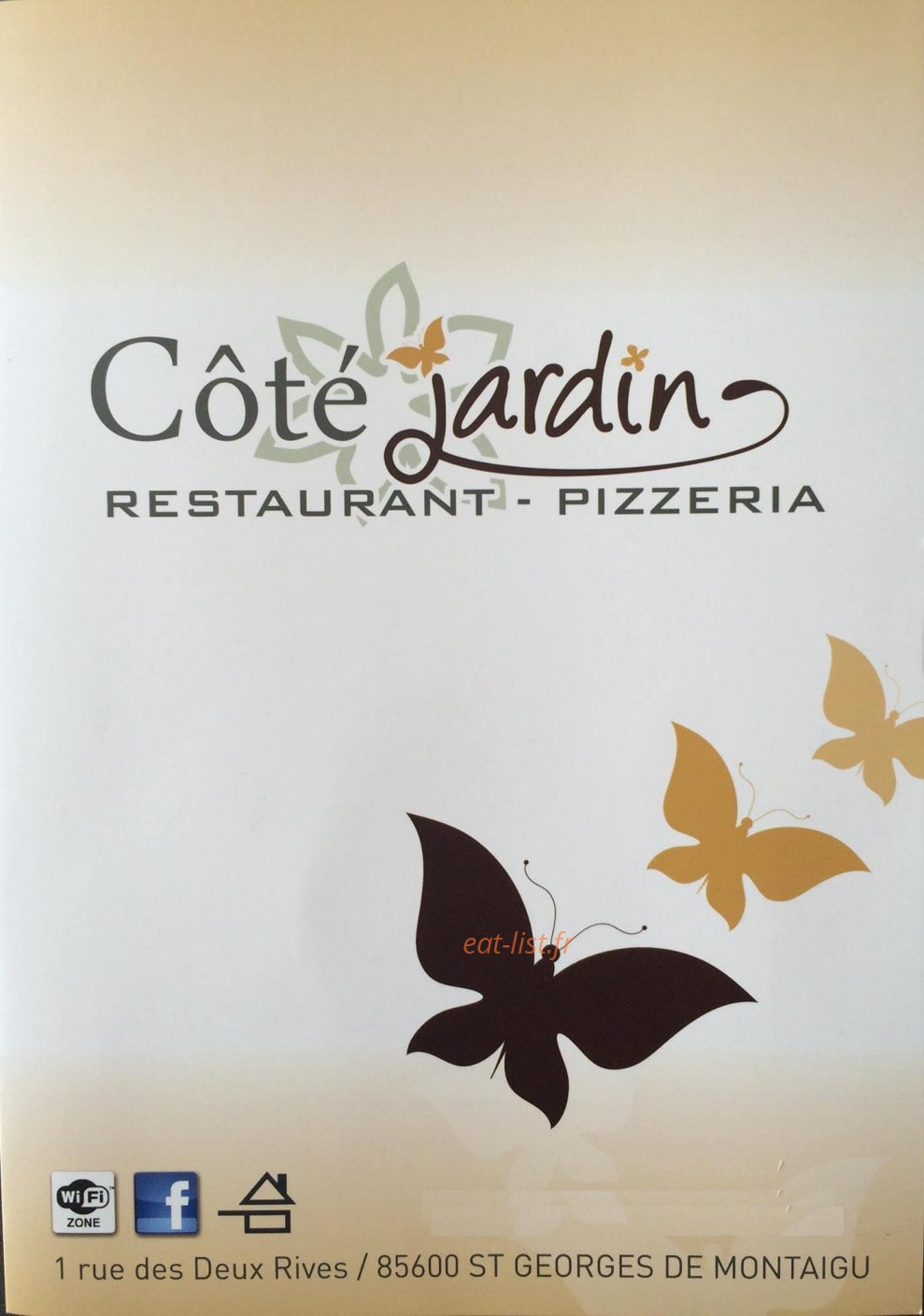 Restaurant Coté Jardin Unique C´té Jardin   Saint Georges De Montaigu Carte Menu Et Photos