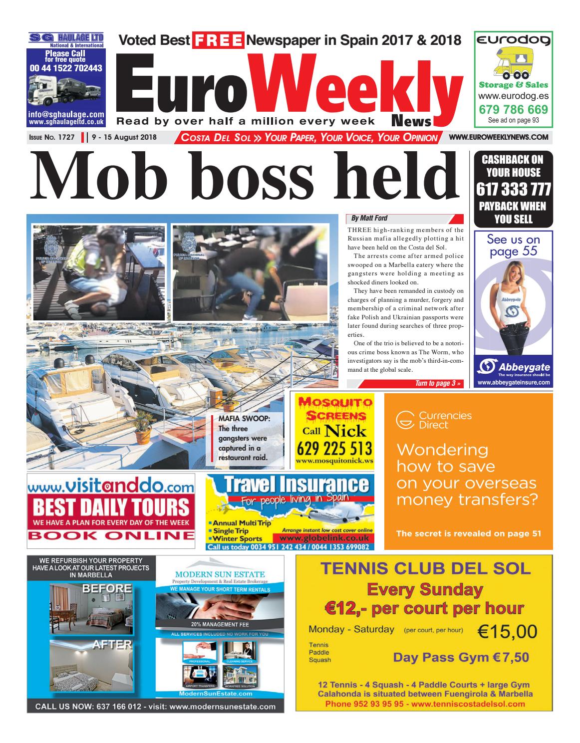 Trh Jardin Del Mar Charmant Euro Weekly News Costa Del sol 9 15 August 2018 issue